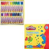 Play-Doh PLAYPA004 24'lü Kuru Pastel Boya Seti