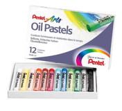 Pentel 12'li Yağlı Pastel Boya Seti