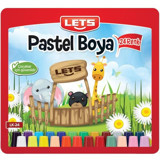 Lets LK24 Çantalı 24'lü Yağlı Pastel Boya Seti