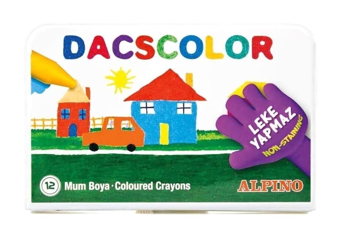 Alpino 12'li Mum Pastel Boya Seti