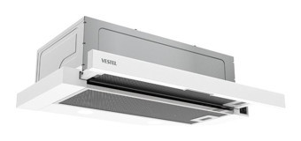 Vestel SA 6012 B Sürgülü Beyaz 59.5 cm Aspiratör