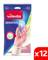 Vileda Sensitive Small Temizlik Eldiveni 12 Paket