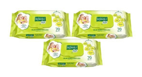 Komili Soft 70 Yaprak 3'lü Paket Islak Mendil