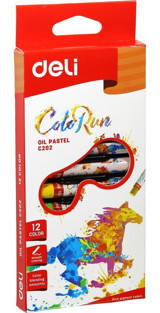 Deli Yağlı 12'li Pastel Boya