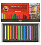 Koh-i Noor Toison Dor Soft Köşeli 12'li Pastel Boya