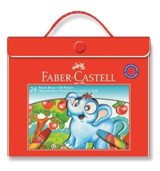 Faber-Castell 24 Renk Çantalı Pastel Boya