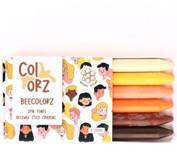 Colorz 6'lı Ten Renkleri Doğal Balmumu Sert Kalem Pastel Boya