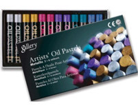 Mungyo Gallery Metallic Yağlı Pastel 12 Renk Metalik Pastel Boya