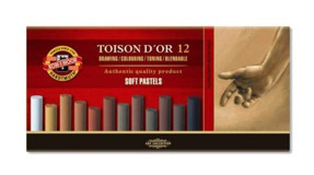 Koh-i Noor Toison D'Or Soft Kahverengi Tonlar 12 Renk Pastel Boya
