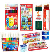Fatih Okul Kırtasiye Seti Pastel+sulu+kuru+keçeli Kalem Fatih Set2 Pastel Boya