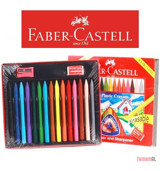 Faber-Castell Wax Crayon Mum Boya 15 Li Renk Pastel Boya