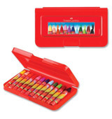 Faber-Castell 12'li Plastik Kutu Pastel Boya