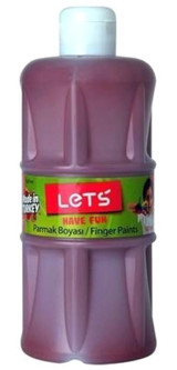 Lets Parmak Kahverengi 500Ml Pastel Boya