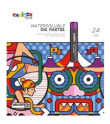 Carioca Plus Watersoluble Yağlı Pastel 24'lü Suda Çözünür Pastel Boya