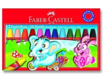 Faber-Castell Karton Kutu 12'li Pastel Boya