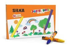 Silka Yağlı 12 Renk Pastel Boya