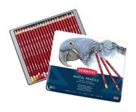 Pastel Pencil 24'lü Teneke Kutu Pastel Kalem Seti Pastel Boya