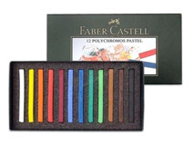 Faber-Castell Polychromos Toz 12 Renk Karton Kutu Pastel Boya