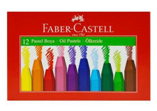 Faber-Castell 12'li Karton Kutulu Yağlı Pastel Boya