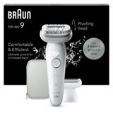 Braun 9 9-041 Koltuk Altı Genital Bölge Bacak İçin 40 Cımbızlı Kablosuz Işıklı Epilasyon Cihazı Beyaz