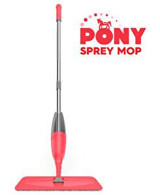 Pony Sprey Mop Temizlik Seti Kırmızı