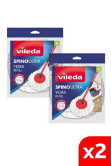 Vileda Spino Ultra 2'li Yedek Paspas Beyaz