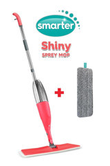 Smarter Shiny Mop Mavi + Yedek Mop Somon