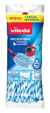 Vileda SuperMocio Algodon Yedek Paspas Mavi