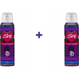 She Angel Sprey Kadın Deodorant 2x150 ml
