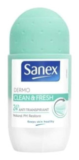 Sanex Dermo Clean&Fresh Roll-On Unisex Deodorant 50 ml