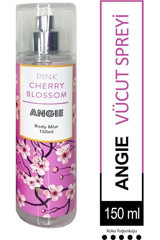 Angie Pink Cherry Blossom Çiçeksi Unisex Vücut Spreyi 150 ml