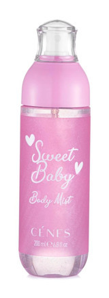 Cenes Sweet Baby Aromatik Simli Kadın Vücut Spreyi 200 ml