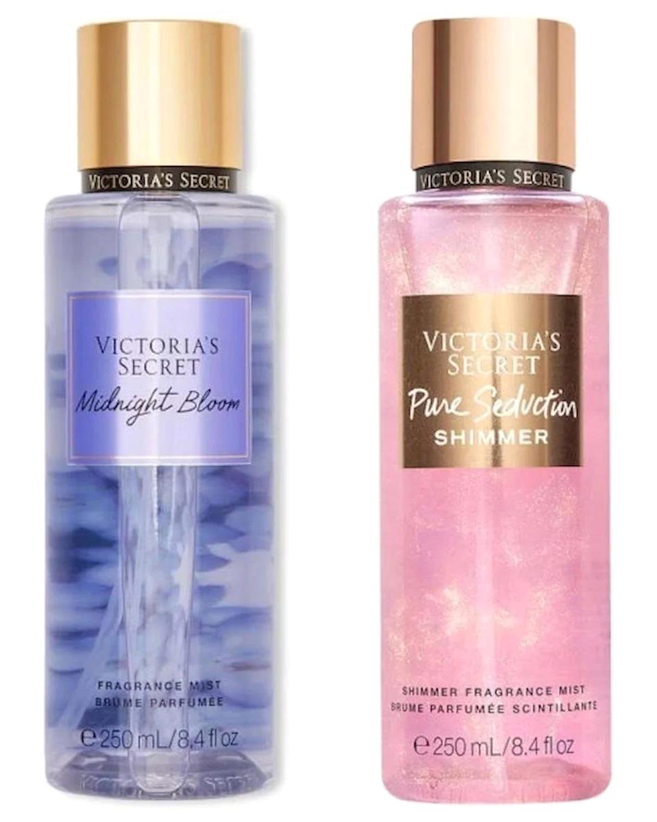 Victoria's Secret Midnight Bloom-Pure Seduction Işıltılı Meyvemsi-Şekerli Kadın Vücut Spreyi 2x250 ml