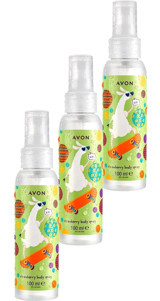 Avon Lama Dude Naturals Çiçeksi Unisex Vücut Spreyi 3x100 ml
