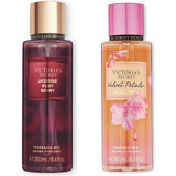 Victoria's Secret Jasmine Ruby Berry-Velvet Petals Golden Çiçeksi Kadın Vücut Spreyi 2x250 ml
