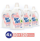 Vernel Hassas - Yumuşak 30 Yıkama Yumuşatıcı 4x3 lt