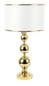 Vinner Gold Krem Metal Abajur