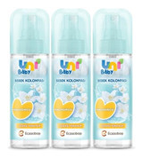 Uni Baby Çiçeksi Sprey Bebek Kolonyası 3x150 ml