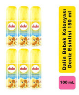 Dalin Deniz Esintisi Sprey Bebek Kolonyası 6x100 ml