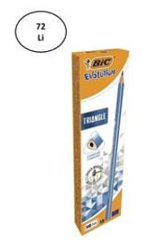 Bic Evolution 72'li Üçgen HB Siyah Kurşun Kalem Seti