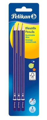 Pelikan Blister 3'lü Siyah Kurşun Kalem Seti
