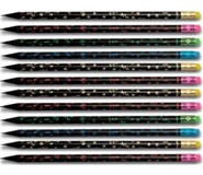 Faber-Castell Ahşap 12'li Silgili Yuvarlak HB Siyah Kurşun Kalem Seti
