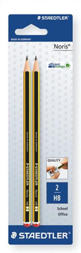 Staedtler Noris - Blister 2'li HB Siyah Kurşun Kalem Seti