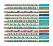 Faber-Castell Bubble 12'li Yuvarlak 2B Siyah Kurşun Kalem Seti