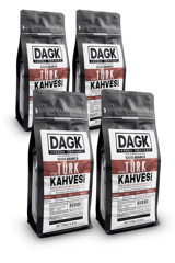 Dagk Sade Orta Kavrulmuş Türk Kahvesi 4x250 gr