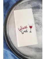 PekShop Wine Time Desenli Sunum Kağıt Peçete 20'li