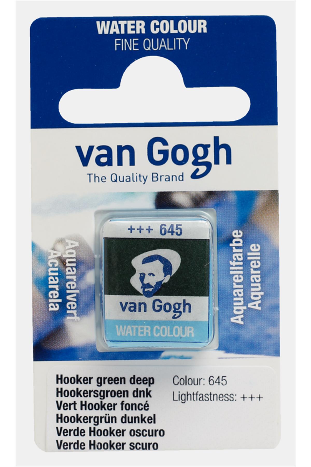 Royal Talens Van Gogh 645 Tablet Sulu Boya Hooker Green Deep