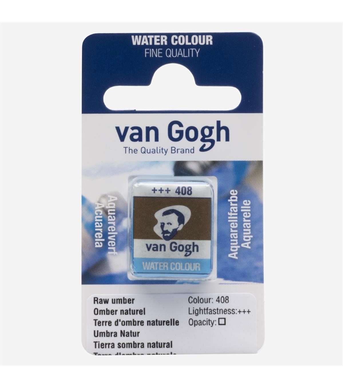 Royal Talens Van Gogh 408 Tablet Sulu Boya Raw Umber