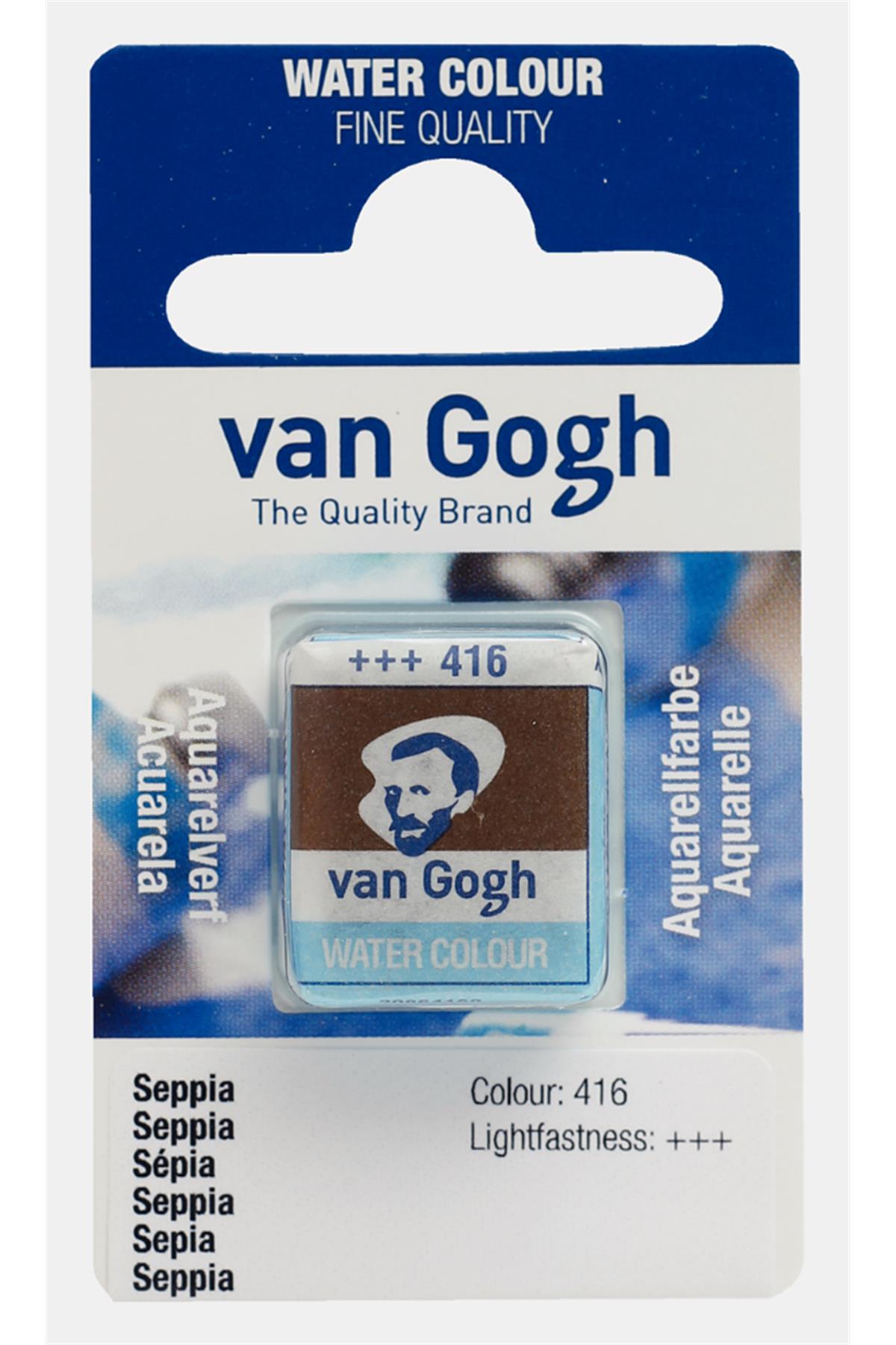 Royal Talens Van Gogh 416 Tablet Sulu Boya Sepia