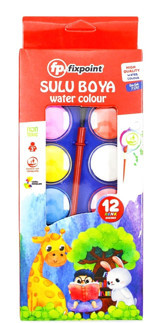 Fixpoint 12'li Tablet Sulu Boya Seti